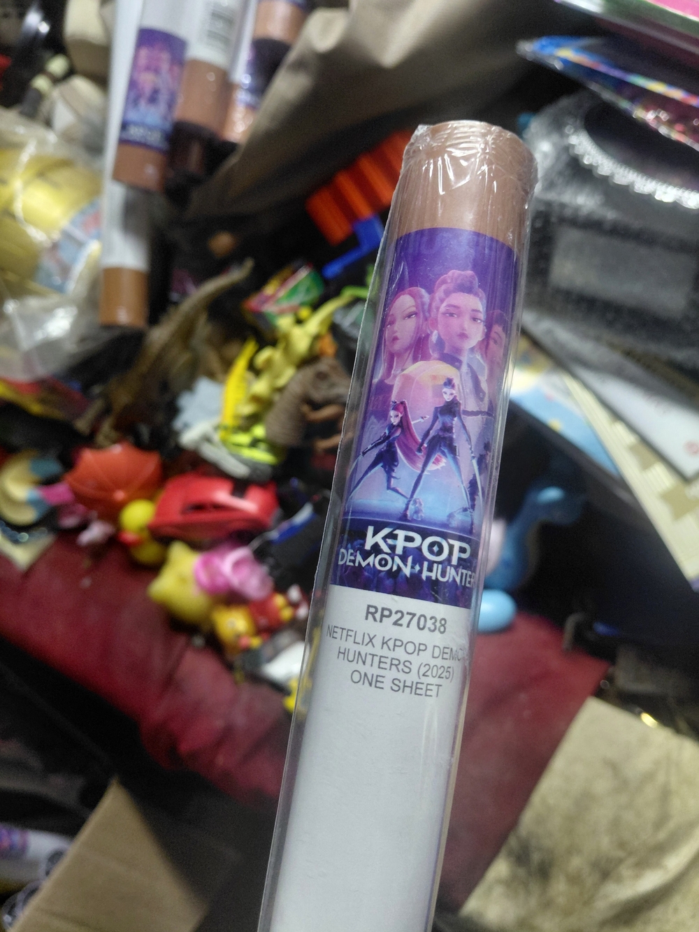 the Netflix animated musical film K-Pop: Demon Hunters promo poster  22.375"x34"
